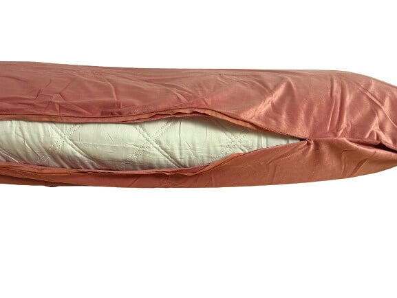 Lichaamskussen Sloop Velvet Nude Pink 