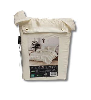 Dekbedovertrek Beauty Zijde - OffWhite - 100% Glans Satijn 