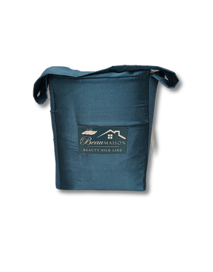 Dekbedovertrek Beauty Zijde - Petrol Blauw - 100% Glans Satijn 