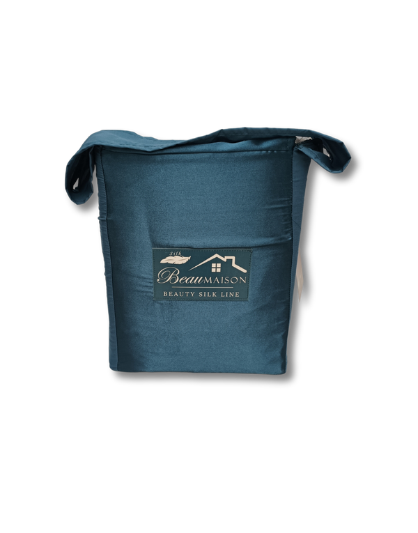 Dekbedovertrek Beauty Zijde - Petrol Blauw - 100% Glans Satijn 