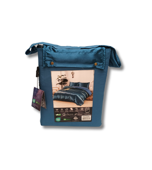 Dekbedovertrek Beauty Zijde - Petrol Blauw - 100% Glans Satijn 