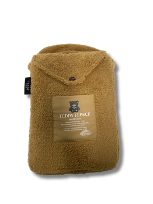 Teddy Fleece dekbedovertrek Caramel Latte
