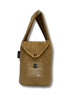 Teddy Fleece dekbedovertrek Caramel Latte