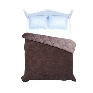 Velvet Sherpa Comfort Dekbed - Coffee Brown - Easy Dekbed