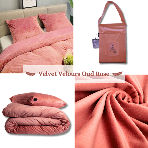 Dekbedovertrek Velvet Oud Rose 