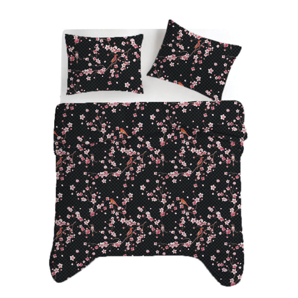 Dekbed Zonder Overtrek Japon Black | Easy Dekbed | Printed Onderzijde