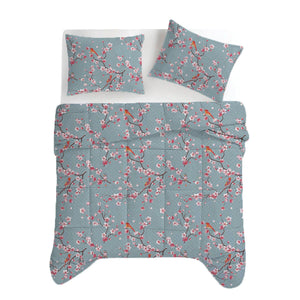 Dekbed Zonder Overtrek Japon Blue - Easy Dekbed