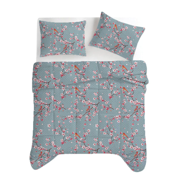 Dekbed Zonder Overtrek Japon Blue - Easy Dekbed