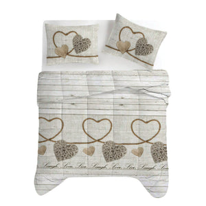 Dekbed Zonder Overtrek Live Laugh Love - Easy Dekbed