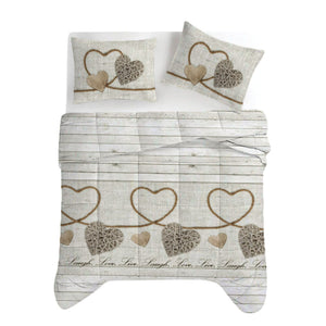 Easy Dekbed Live Laugh Love | Dekbed Zonder Overtrek SALE