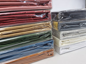 Dekbedovertrek Beauty Silk - Grijs - 100% Glans Satijn 