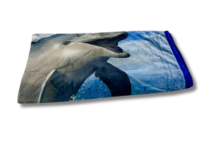 Woondekken Fluweel Dolfijn 200 x 240 cm - Zware Kwaliteit 