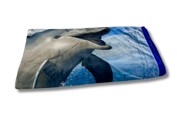 Woondekken Fluweel Dolfijn 200 x 240 cm - Zware Kwaliteit 