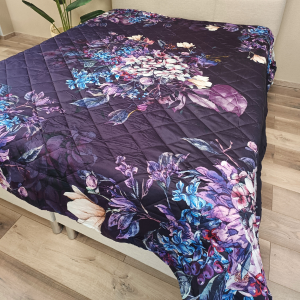 Zomerdekbed Zonder Overtrek Dreamy Floral 230x250 cm