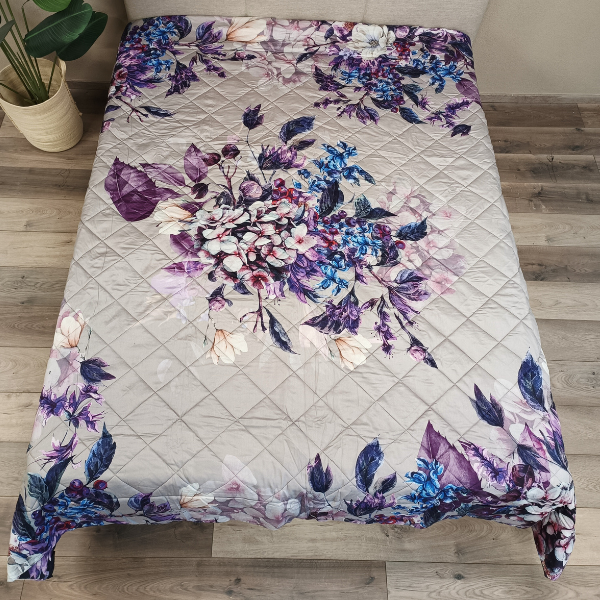 Zomerdekbed Zonder Overtrek Dreamy Floral 230x250 cm