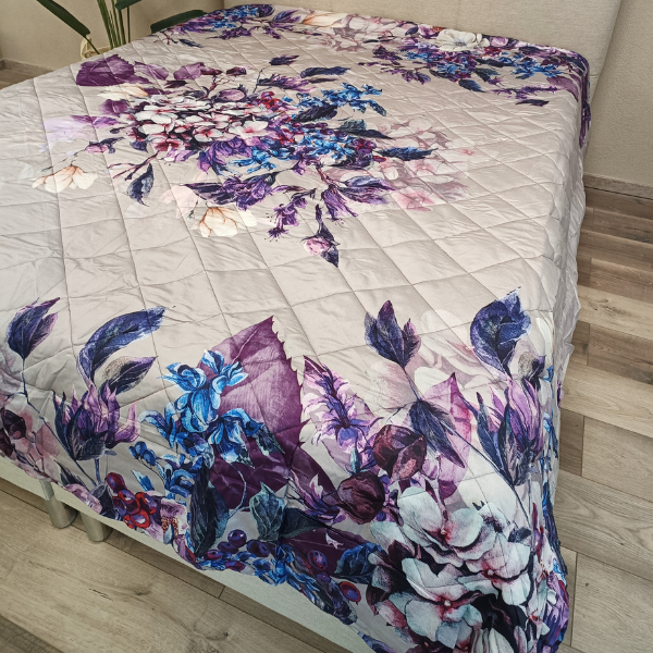 Zomerdekbed Zonder Overtrek Dreamy Floral 230x250 cm