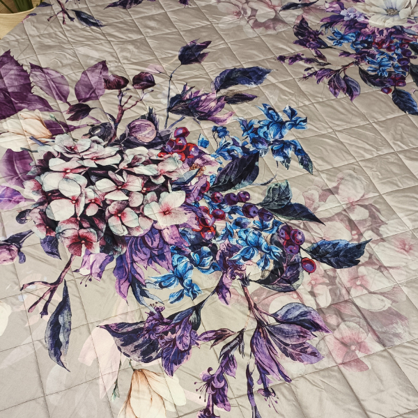 Zomerdekbed Zonder Overtrek Dreamy Floral 230x250 cm
