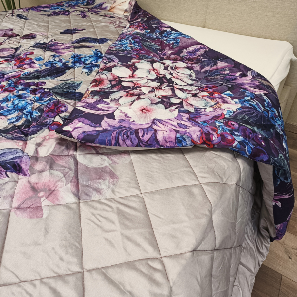Zomerdekbed Zonder Overtrek Dreamy Floral 230x250 cm