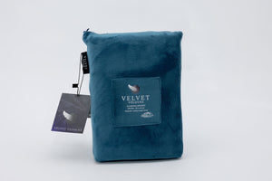 Kussenslopen Fluweel Petrol Blauw Fluweel - Velours 