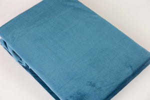 Hoeslaken Velvet Petrol Blauw - Fluweel Velours 