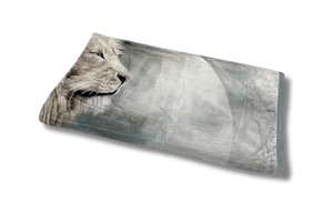 Woondekken Fluweel Grijze Leeuw 20 x 240 cm - Zware Kwaliteit 