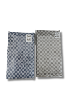 Theedoek Royaal  50x90 cm (set van 6) - 100% Katoen Grijs of Blauw