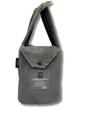 Teddy Fleece dekbedovertrek Grey
