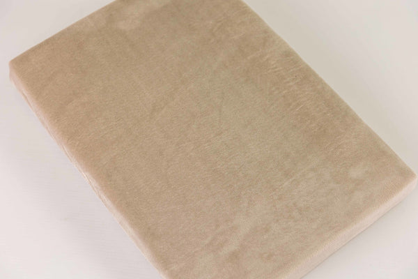Hoeslaken Velvet Taupe Grijs - Fluwelen velours 