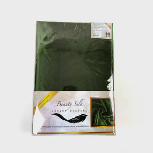 Satijnen Hoeslaken Groen