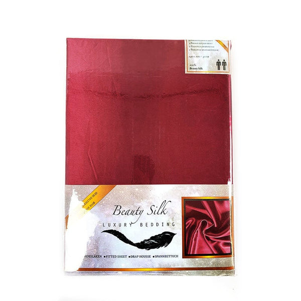Satijnen Hoeslaken Rood