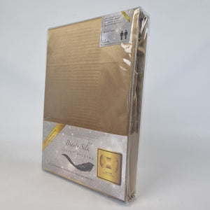Satijnen Hoeslaken Champagne Gold