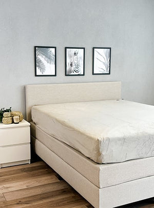 Hoeslaken Velvet Zilver - Fluweel Velours 