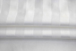 Hotel Dekbedovertrek CVC Wit | 27mm Streep | Bulk Packing