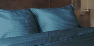 Kussenslopen Hotellinnen Blauw - 60x70cm - 2 stuks 