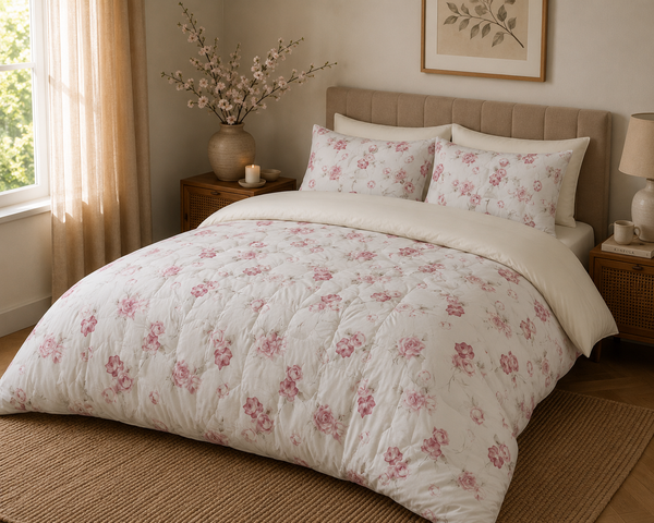 Duvet Without Cover Flowers Diamond | Easy Duvet