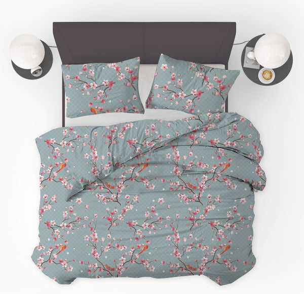 Dekbed Zonder Overtrek Japon Blue - Easy Dekbed