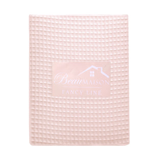 Wafel Dekbedovertrek Tea Pink