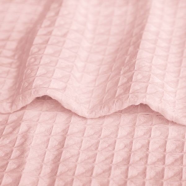 Wafel Dekbedovertrek Tea Pink