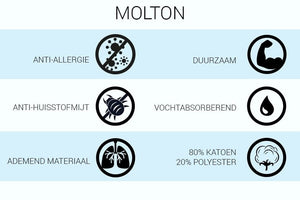 Kussenbeschermers 2 Stuks - Molton Kussenslopen