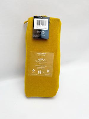 Jersey Hoeslaken Okergeel