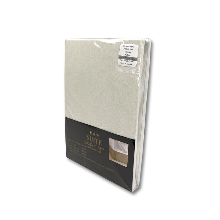 Jersey Hoeslaken SALE Creme