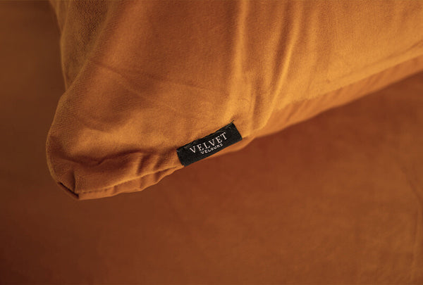 Kussenslopen Velvet Caramel Latte Velvet Velours 
