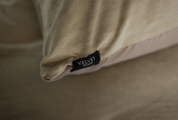 Kussenslopen Velvet Taupe - Grijs Velvet-Velours 