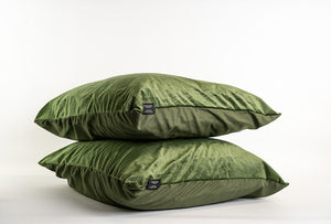 Kussenslopen Fluweel Groen Fluweel - Velours 