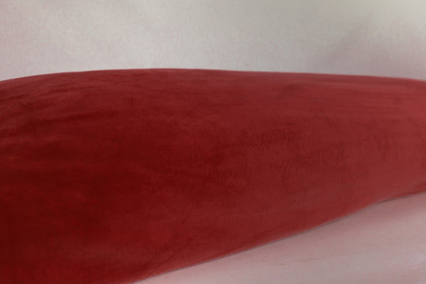 Lichaamskussen Sloop Fluweel Bordeaux Rood 