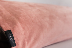 Lichaamskussen Sloop Velvet Oud Rose 
