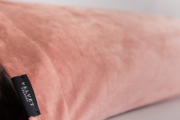Lichaamskussen Sloop Velvet Oud Rose 