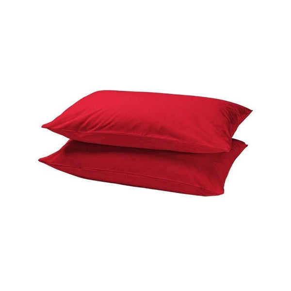 Kussenslopen Perkaal Katoen Rood - Set van 2