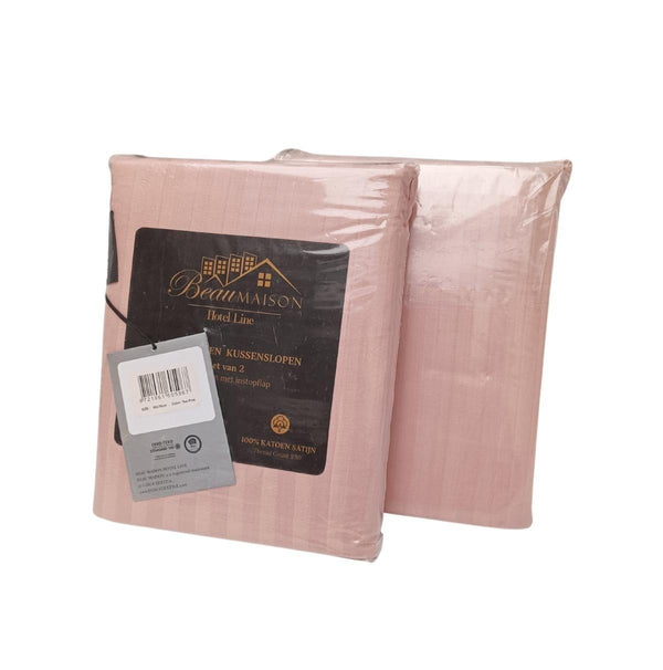 Kussenslopen Hotellinnen Thee Roze - 60x70cm - 2 stuks 