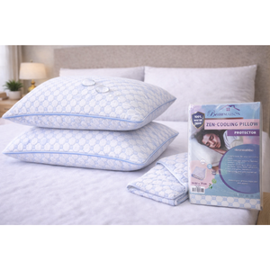 Zen Cool Molton 100% Waterdichte Kussensloop 50/60 x 70 cm - Dubbel Geweven